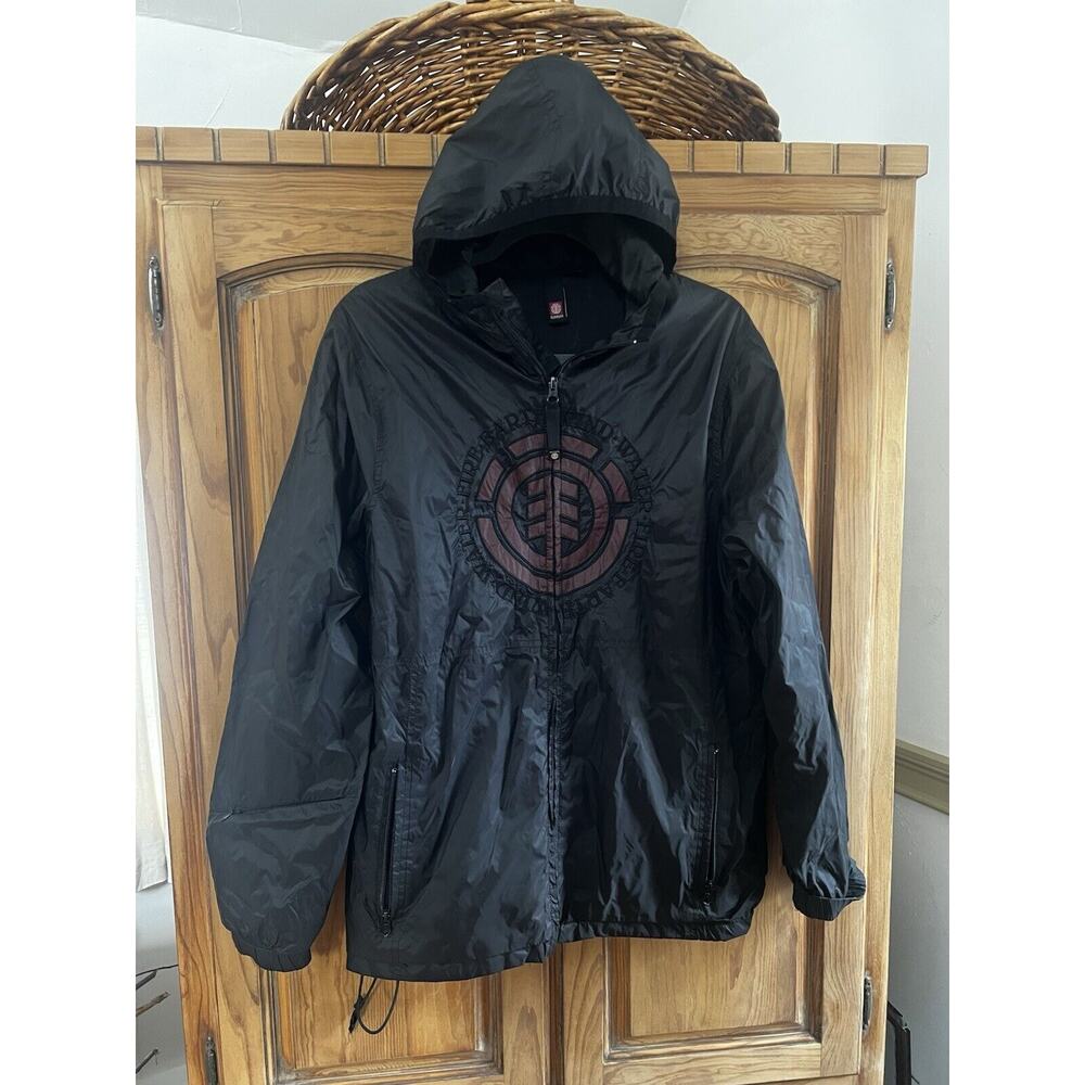 Element Lined Lightweight Rain Jacket Zip Up With… - image 1